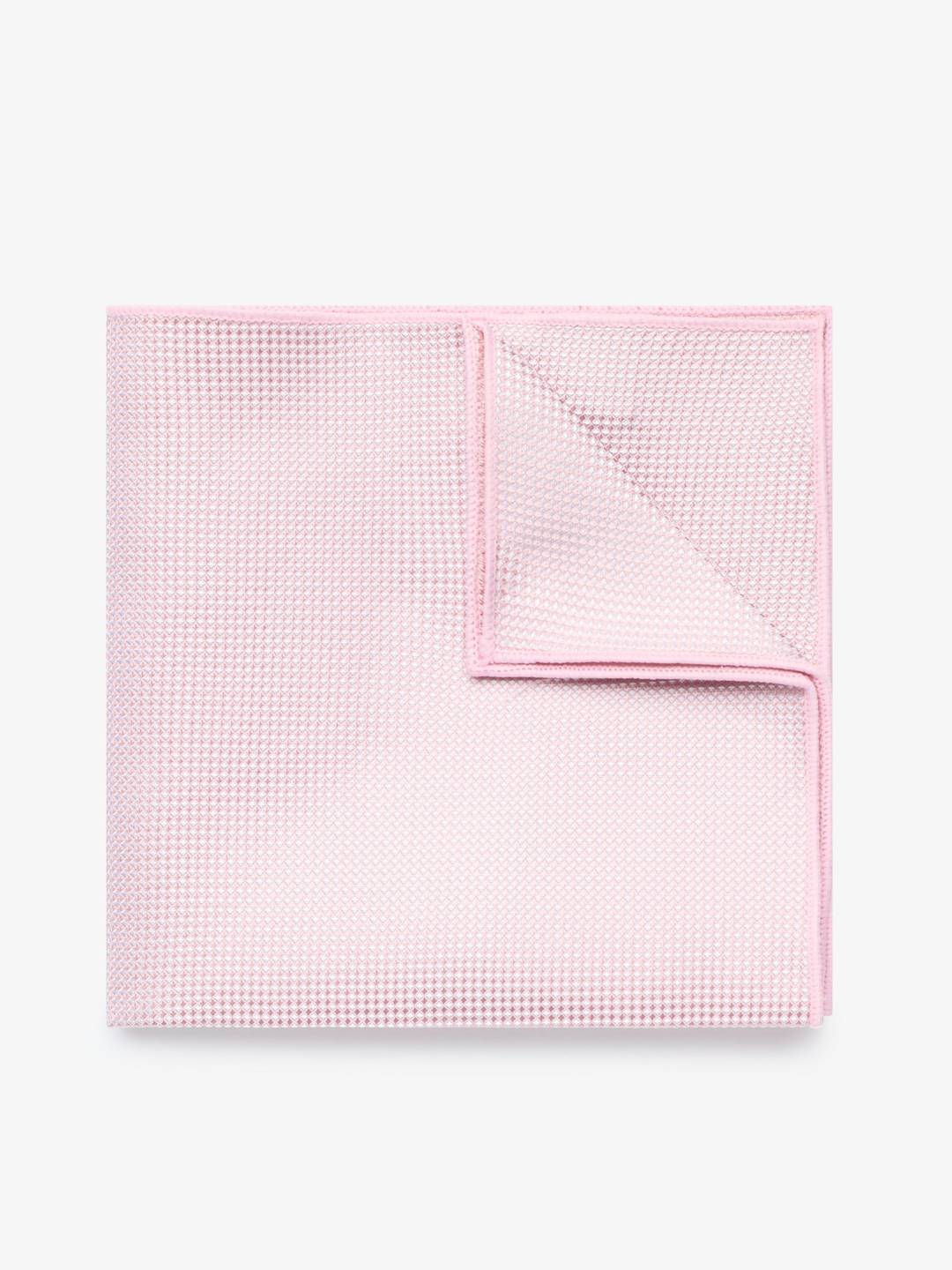 Dusty Pink Textured Pocket Square