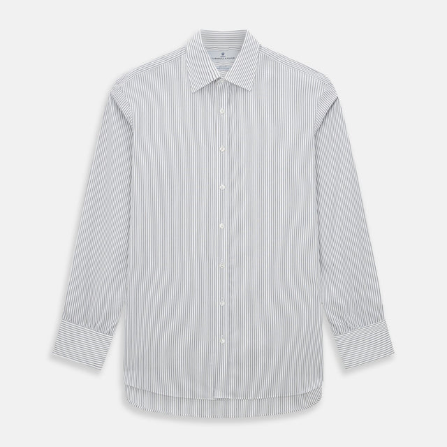Navy Music Stripe Mayfair Shirt