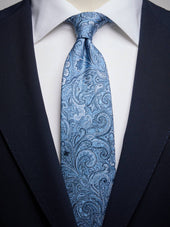Blue Paisley Tie