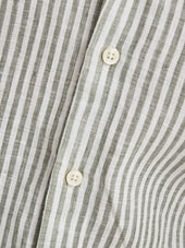 Striped Linen Shirt Slim Fit