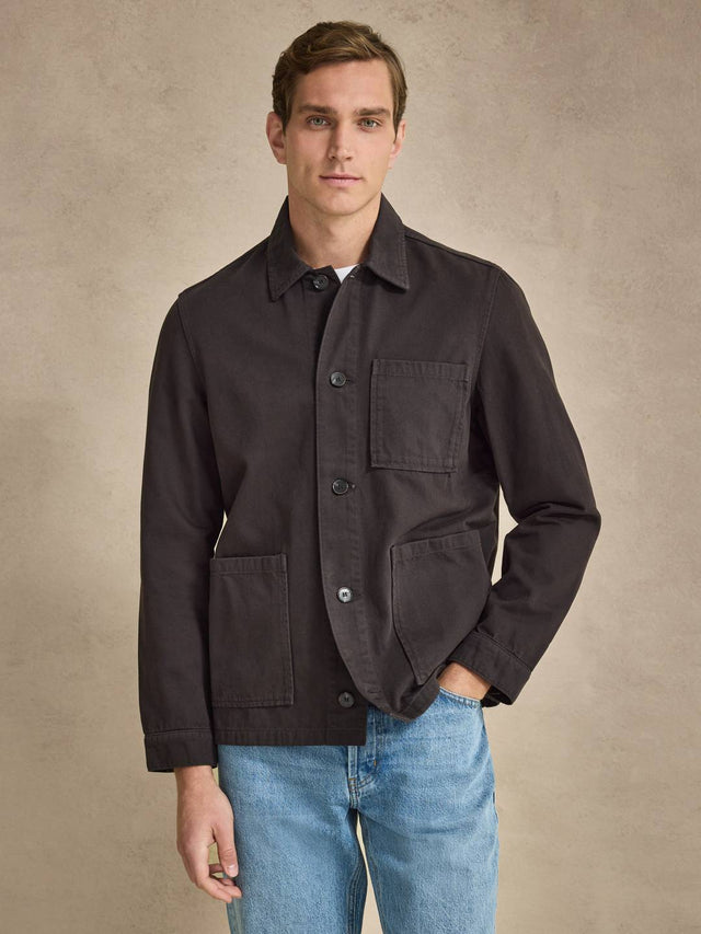 Dark Brown Overshirt