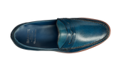 William Navy Perf Hand Painted Saddle