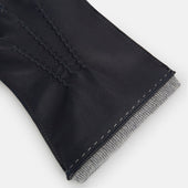 Grey Cashmere Lined Hairsheep Leather Gloves