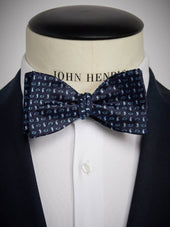 Blue Bow Tie Small Paisley