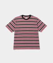 Mesh Stripe Short Sleeve Tee