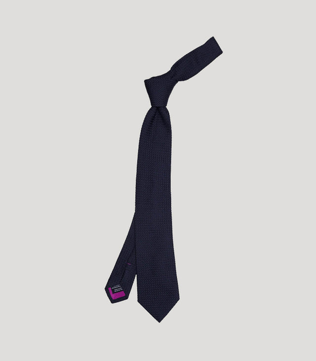 Grenadine Navy Tie