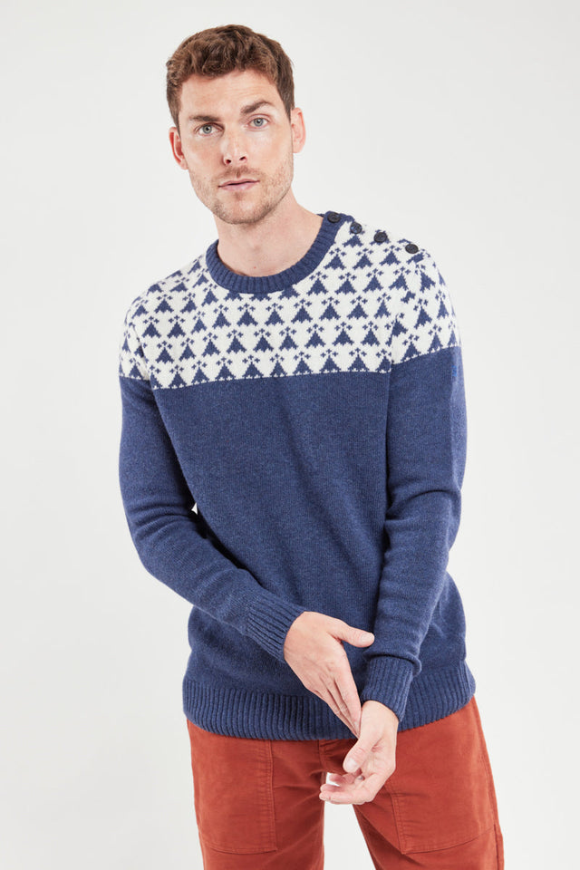 Pull marin hermine - laine