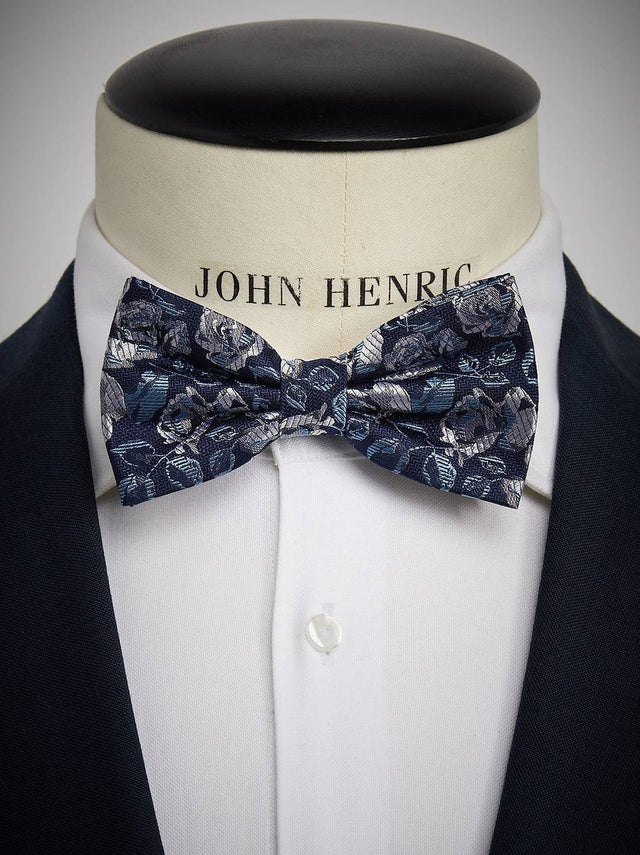 Blue Bow Tie Floral