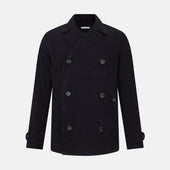 Navy Kingston Corduroy Caban Jacket