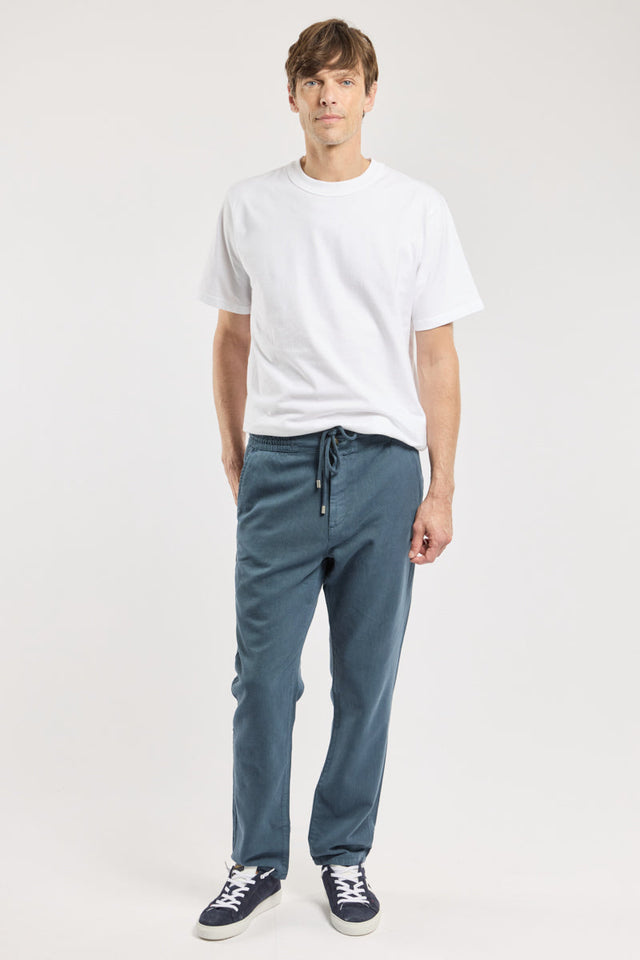 Pantalon taille élastique - coton et lyocel