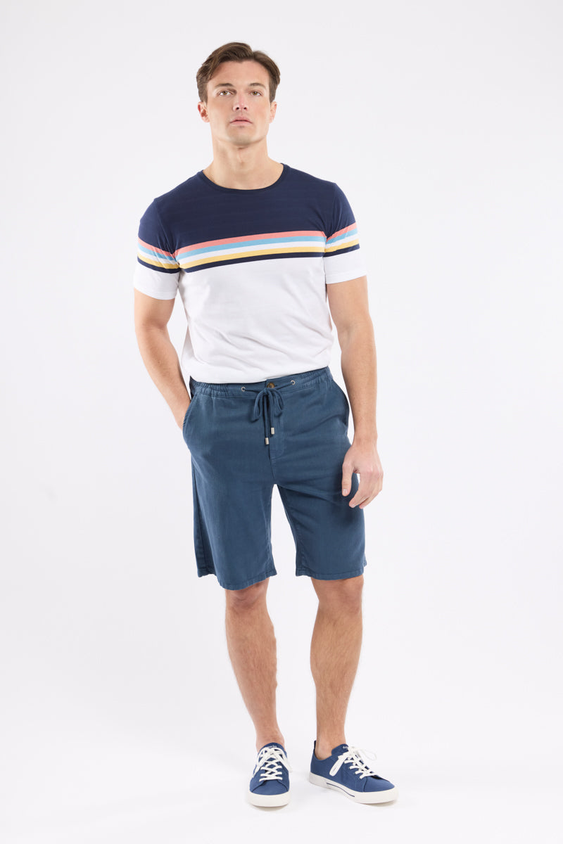 Bermuda Taille Lastique Coton Et Lyocel