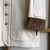 Cotton Herringbone Twill Field Jacket