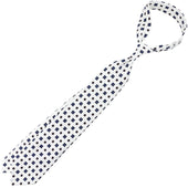 Floral Printed Silk Tie Hand Rolled