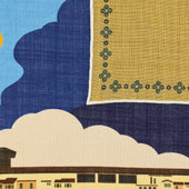 Ponte Vecchio Wool Silk Pocket Square 40x40cm