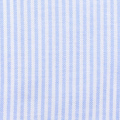 Heavy Oxford Button Down Shirt Sky University Stripe