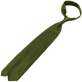 Plain Japanese Jacquard Silk Tie Hand Rolled