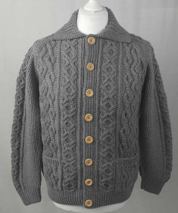 3A Lumber Cardigan - 100% Cashmere - Inverallan