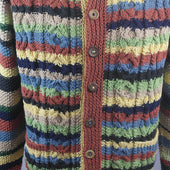 3a Ripple Lumber Cardigan 100 Cotton