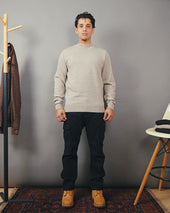 Oat Mockneck Pullover Sweater