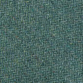 Vintage Herringbone Wool Bespoke Tie - Sea Green