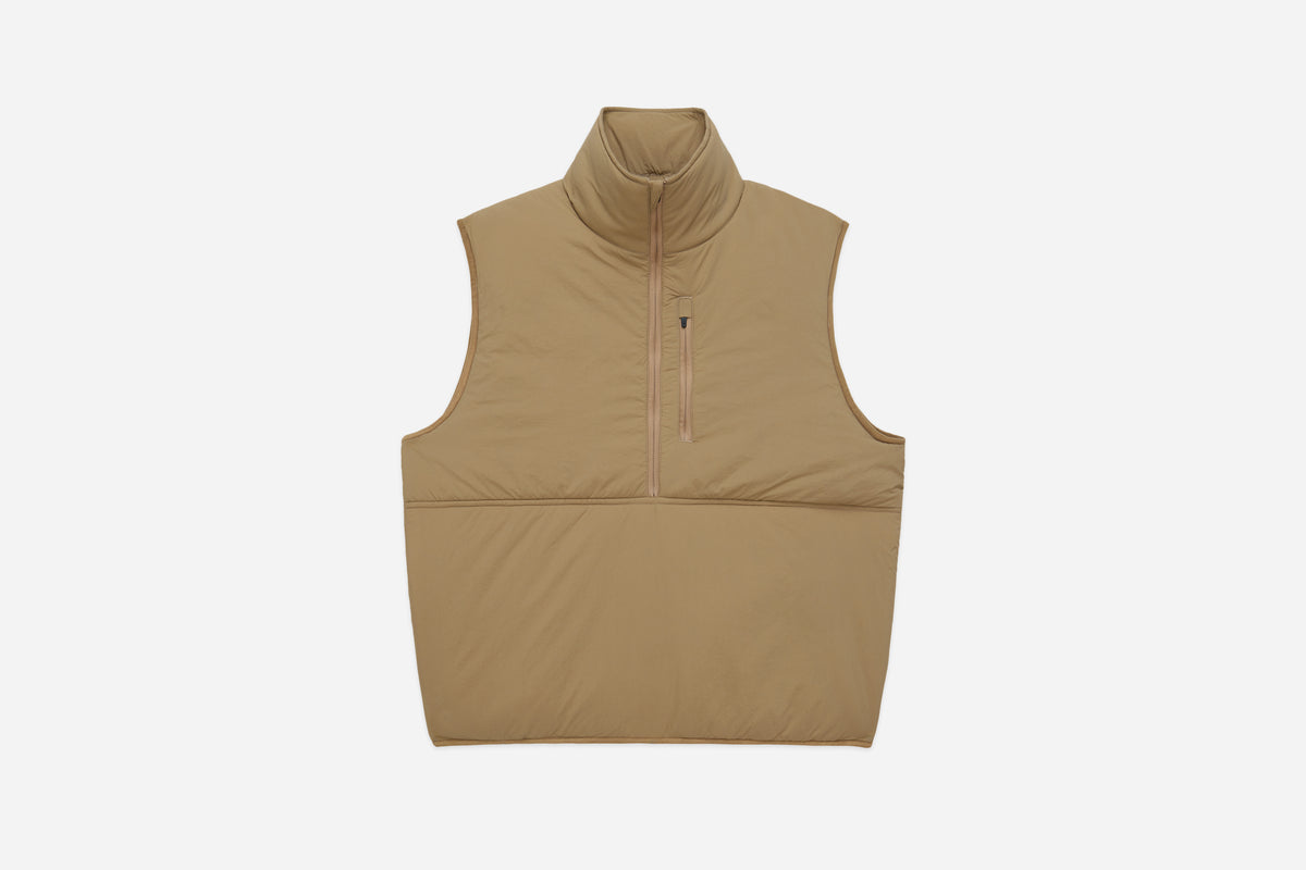 Puff Vest - Safari Nylon | 3sixteen