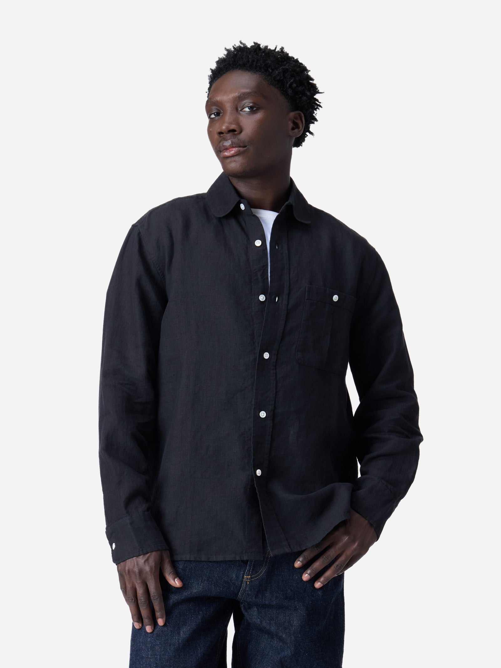 Club Collar Shirt Hemp