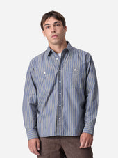 Commuter Shirt ~ Navy/Coyote Stripe