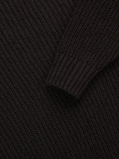 Cotton Crewneck Sweater Bark Boucle