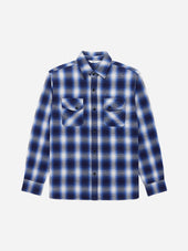 Crosscut Flannel Royal Blue Plaid