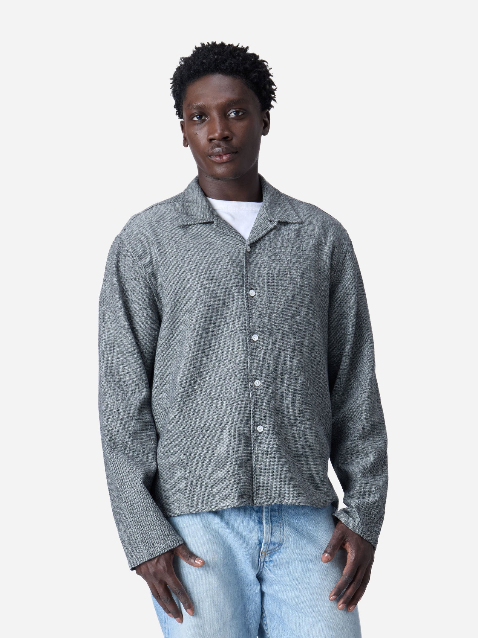 Loop Collar Shirt Marled