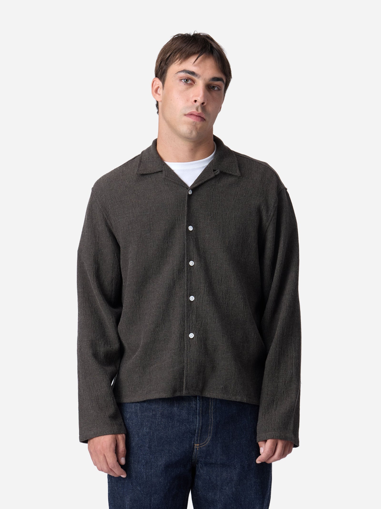 Loop Collar Shirt Marled