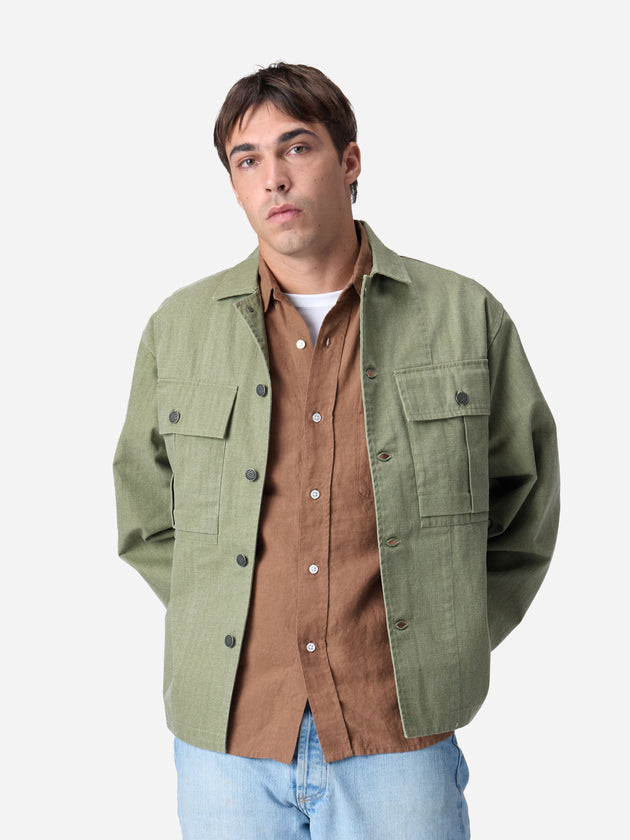 M43 Overshirt Hbt 3sixteen