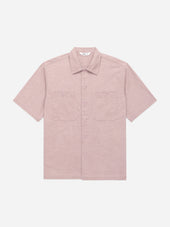Short Sleeve Workshirt Blush Twill 3sixteen