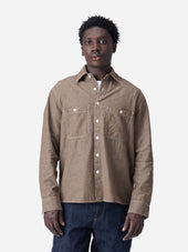 Utility Shirt ~ Brown Chambray