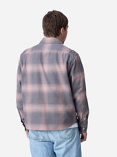 Utility Flannel Mauve Ombre 3sixteen