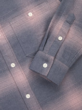 Utility Flannel Mauve Ombre 3sixteen