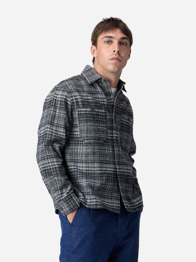 Utility Flannel ~ Static Plaid