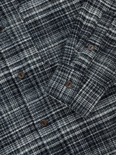 Utility Flannel Static Plaid