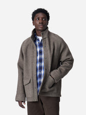 Welding Jacket Tobacco Wool Cashmere 3sixteen