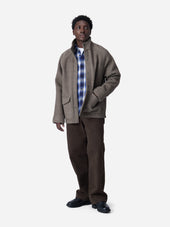 Welding Jacket Tobacco Wool Cashmere 3sixteen