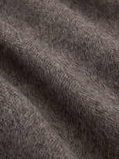 Zip Vest ~ Tobacco Wool/Cashmere
