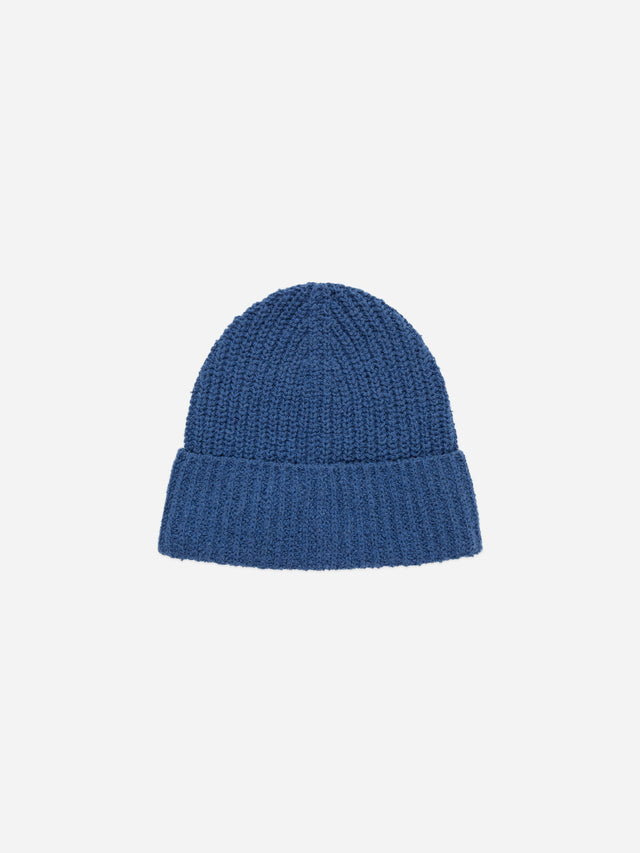 Cotton Watch Cap ~ Lapis Boucle