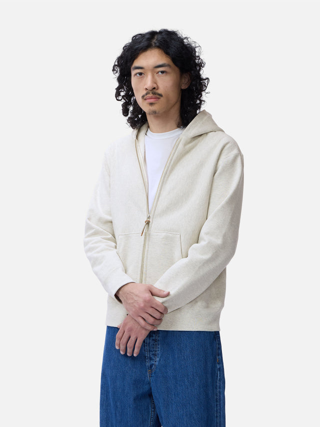 Heavyweight Zip Hoody ~ Oatmeal
