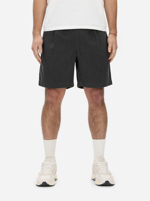 Drawstring Short - Charcoal HBT | 3sixteen