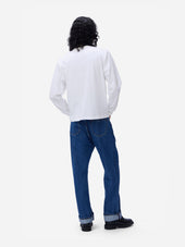 Heavyweight Boxy Long Sleeve T-shirt ~ White