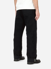 Rs 220xk Relaxed Straight Rinsed Black Kibata 3sixteen