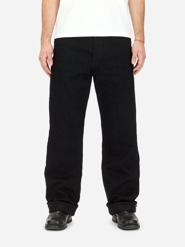 Rs 220xk Relaxed Straight Rinsed Black Kibata 3sixteen