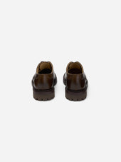 Lug Sole Derby Mocha Waxy Leather