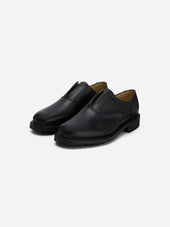 Laceless Oxford Waxy Leather