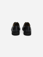 Laceless Oxford Waxy Leather